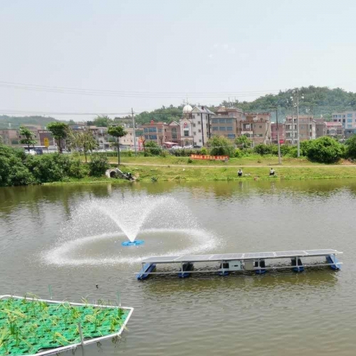 景观喷泉曝气机在河道中的主要做用